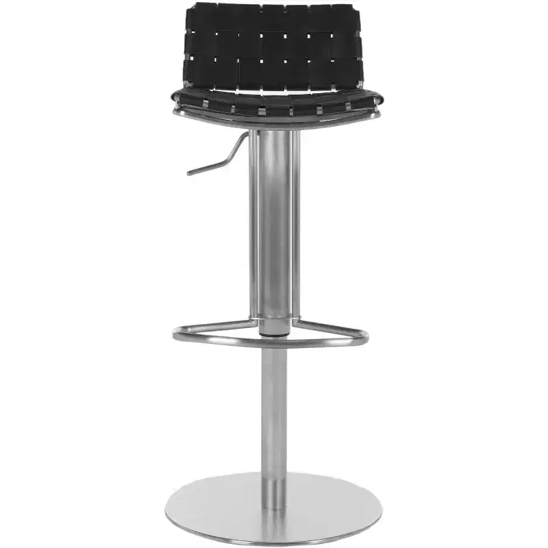 Floyd Gas Lift Swivel Bar Stool - FOX3000 - Black - Safavieh Couture