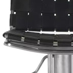 Tabouret de bar pivotant à gaz Floyd - FOX3000 - Noir - Safavieh Couture