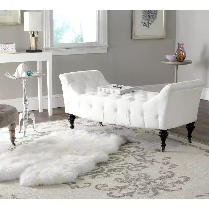Banc Georgette - MCR4672 - Blanc - Safavieh