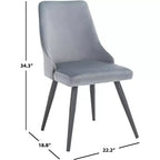 Chaises de salle à manger rembourrées Zoi (lot de 2) - DCH7500 - Safavieh