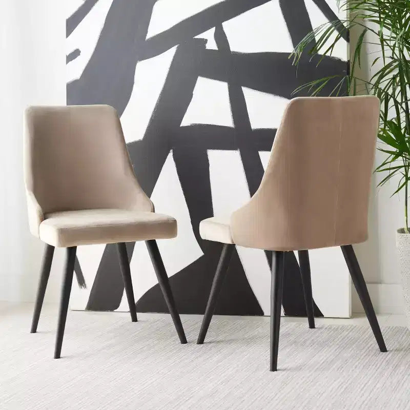 Chaises de salle à manger rembourrées Zoi (lot de 2) - DCH7500 - Safavieh