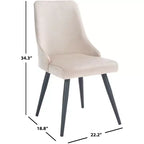 Chaises de salle à manger rembourrées Zoi (lot de 2) - DCH7500 - Safavieh