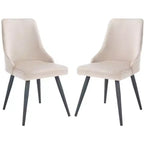 Chaises de salle à manger rembourrées Zoi (lot de 2) - DCH7500 - Safavieh