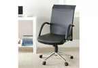 Chaise de bureau pivotante Dejana - Hauteur réglable - FOX8506 - Noir - Safavieh