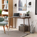 Bureau d'ordinateur contemporain Domina de 47 pouces avec bord biseauté par Furniture of America