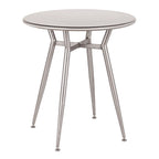 Table de salle à manger ronde Carbon Loft Barton style industriel