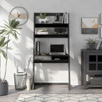 Bureau mural à 2 étagères Tali Contemporary avec tiroir par Furniture of America