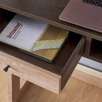 Bureau mural à 2 étagères Tali Contemporary avec tiroir par Furniture of America