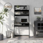 Bureau mural à 2 étagères Tali Contemporary avec tiroir par Furniture of America