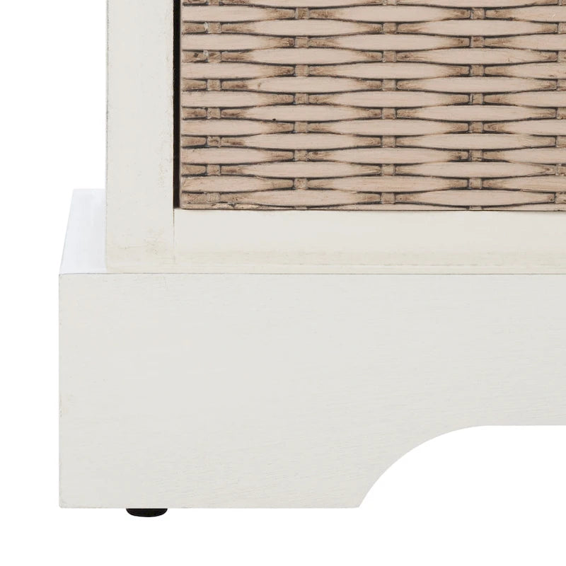 Banc de rangement SAFAVIEH Fiorello 3 tiroirs avec coussin - 47,3 L x 15 P x 19 H - 47Lx15Px19H