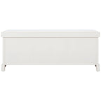 Banc de rangement SAFAVIEH Fiorello 3 tiroirs avec coussin - 47,3 L x 15 P x 19 H - 47Lx15Px19H