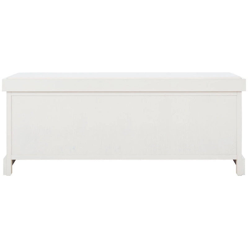 Banc de rangement SAFAVIEH Fiorello 3 tiroirs avec coussin - 47,3 L x 15 P x 19 H - 47Lx15Px19H