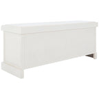 Banc de rangement SAFAVIEH Fiorello 3 tiroirs avec coussin - 47,3 L x 15 P x 19 H - 47Lx15Px19H