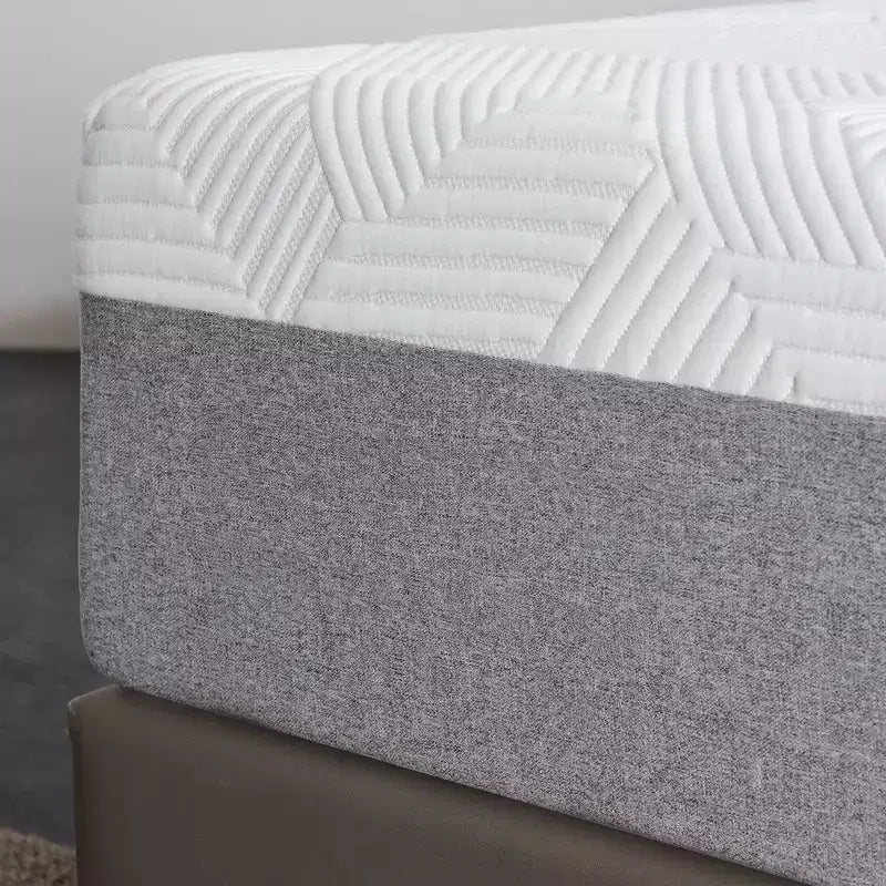Matelas en mousse à mémoire de forme Wuleitex, matelas 10 pouces, gel rafraîchissant en boîte, décompression à soutien moyen,