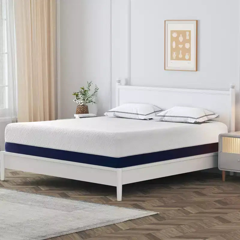 Matelas en mousse à mémoire de forme Wuleitex de 14 pouces en boîte pour un sommeil plus frais, un soutien et un soulagement de la pression