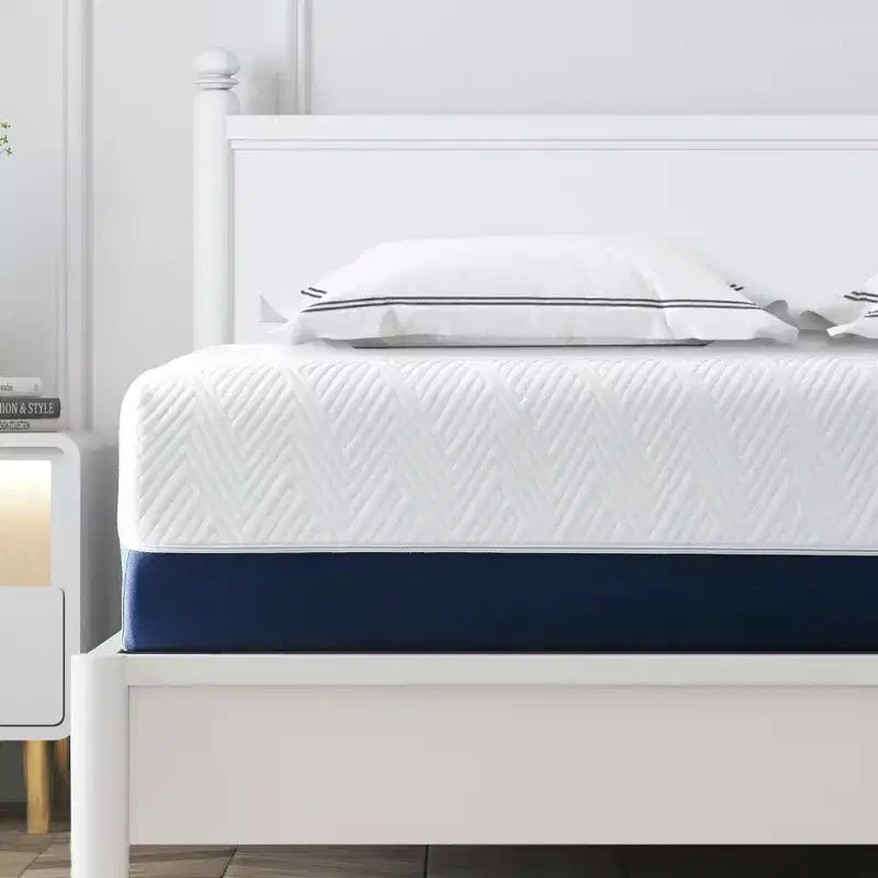 Matelas en mousse à mémoire de forme Wuleitex de 14 pouces en boîte pour un sommeil plus frais, un soutien et un soulagement de la pression
