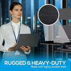 Étagères Pyle 1UX2 pour rack de serveur – Plateau de montage universel pour rack de serveur – Noir