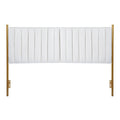 Tête de lit King size en velours Flohr Silver Orchid