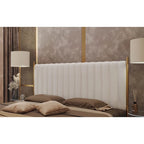 Tête de lit King size en velours Flohr Silver Orchid