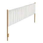 Tête de lit King size en velours Flohr Silver Orchid