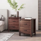 Tables de nuit Olimont Faux Bois à 2 tiroirs (Lot de 2) par Christopher Knight Home