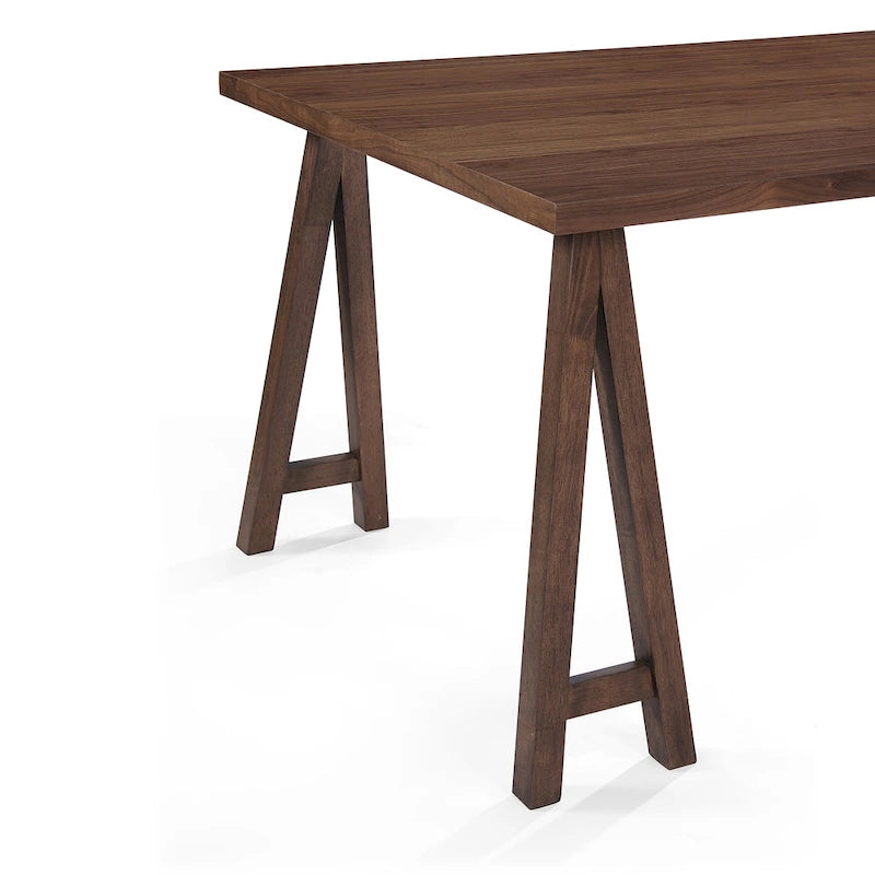 Ensemble de salle à manger 7 pièces Chazz Mid-Century Modern avec table à piètement trapèze par Christopher Knight Home
