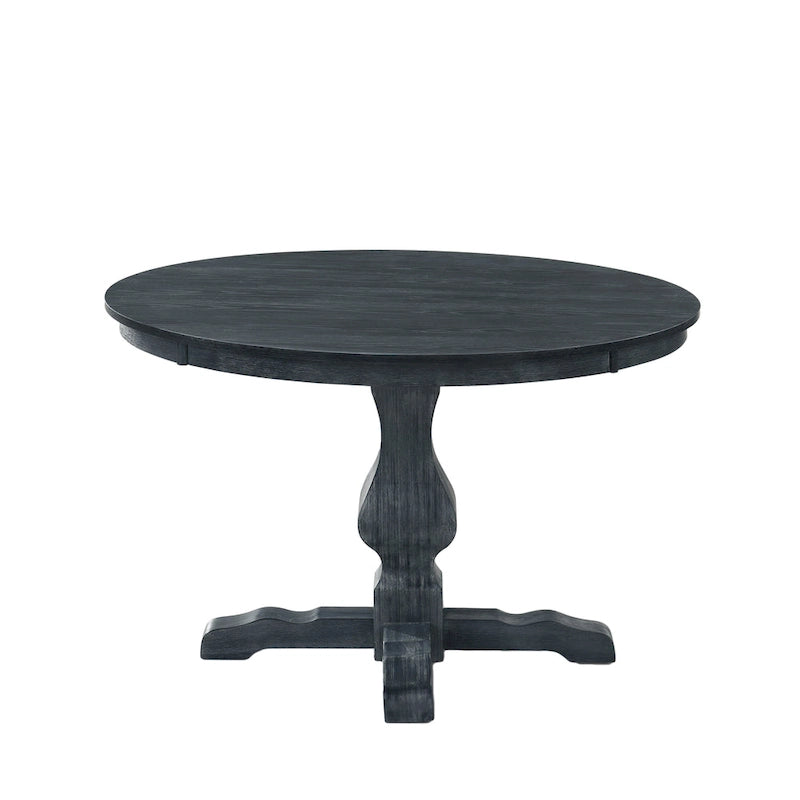 Ensemble de salle à manger circulaire 5 pièces Remuda en bois et rotin rembourré par Christopher Knight Home
