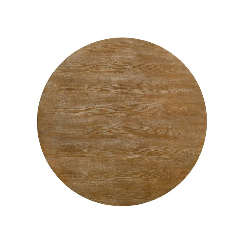 Ensemble de salle à manger circulaire 5 pièces Remuda en bois et rotin rembourré par Christopher Knight Home