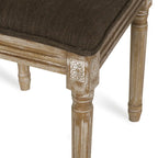 Ensemble de salle à manger circulaire 5 pièces Remuda en bois et rotin rembourré par Christopher Knight Home