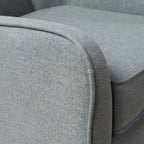 Fauteuil rembourré Felicity Mid-Century Modern en tissu (lot de 2) par Christopher Knight Home