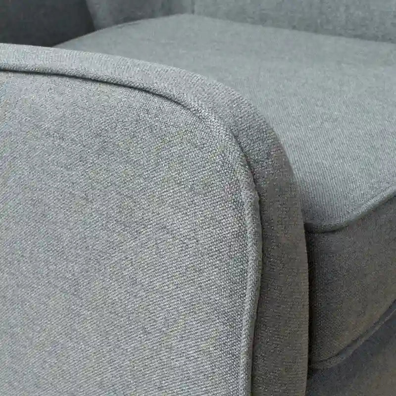 Fauteuil rembourré Felicity Mid-Century Modern en tissu (lot de 2) par Christopher Knight Home