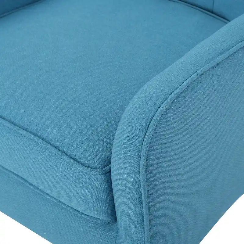 Fauteuil rembourré Felicity Mid-Century Modern en tissu (lot de 2) par Christopher Knight Home