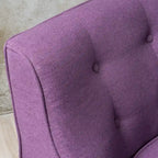 Fauteuil rembourré Felicity Mid-Century Modern en tissu (lot de 2) par Christopher Knight Home