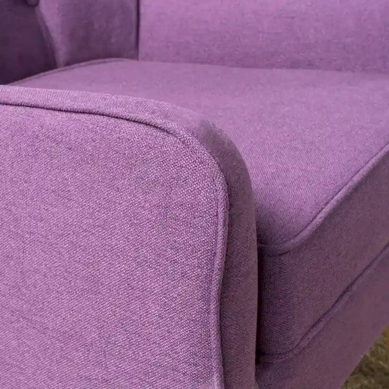 Fauteuil rembourré Felicity Mid-Century Modern en tissu (lot de 2) par Christopher Knight Home