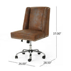 Chaise de bureau Chiara de Christopher Knight Home - S.O.