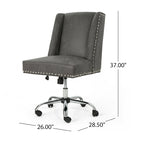 Chaise de bureau Chiara de Christopher Knight Home - S.O.