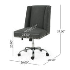 Chaise de bureau Chiara de Christopher Knight Home - S.O.