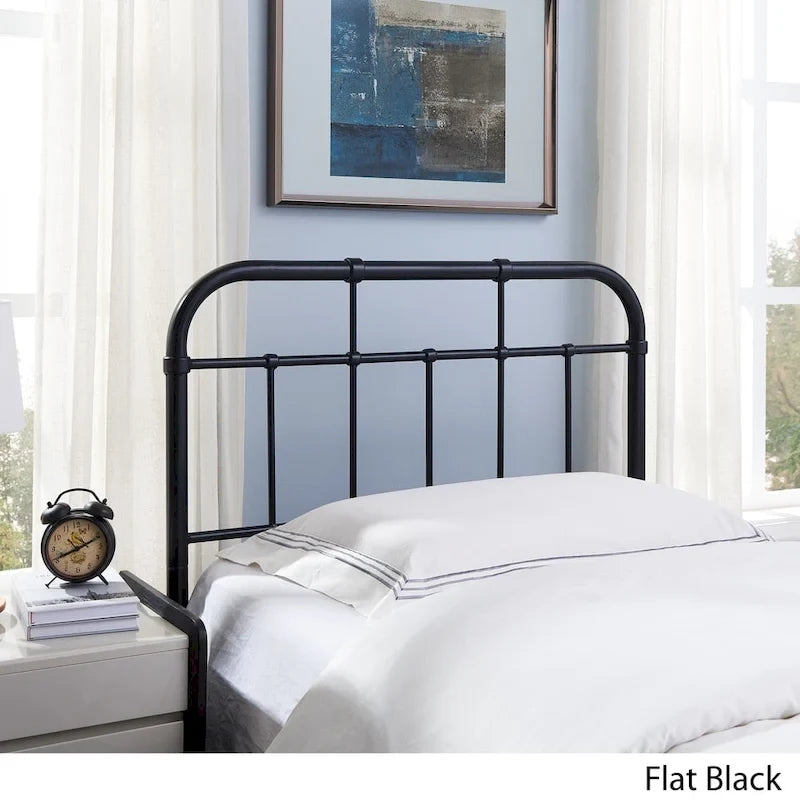 Tête de lit industrielle en fer Crombie par Christopher Knight Home
