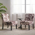 Fauteuil d'appoint contemporain en tissu Saloon (lot de 2) par Christopher Knight Home