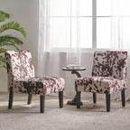 Fauteuil d'appoint contemporain en tissu Saloon (lot de 2) par Christopher Knight Home
