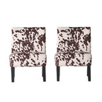 Fauteuil d'appoint contemporain en tissu Saloon (lot de 2) par Christopher Knight Home