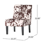 Fauteuil d'appoint contemporain en tissu Saloon (lot de 2) par Christopher Knight Home