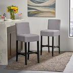 Tabouret de bar en tissu Lopez de 76,2 cm (ensemble de 2) par Christopher Knight Home