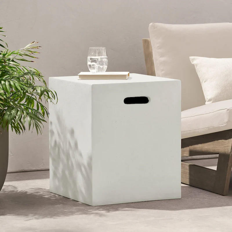 Pouf de rangement en tissu capitonné Zahra de Christopher Knight Home