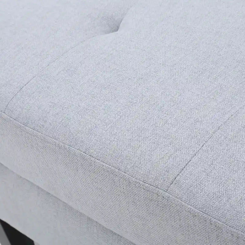 Pouf de rangement en tissu capitonné Zahra de Christopher Knight Home