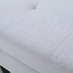 Pouf de rangement en tissu capitonné Zahra de Christopher Knight Home