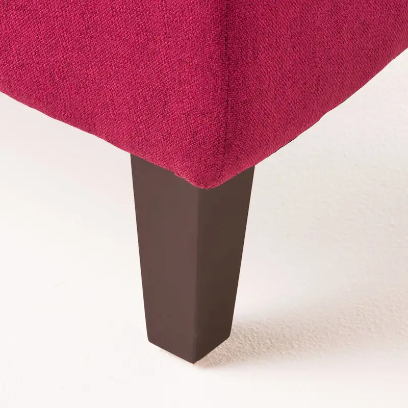 Pouf de rangement en tissu capitonné Zahra de Christopher Knight Home