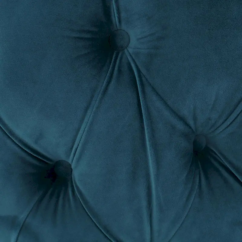 Pouf rond en velours touffeté Zelfa Modern Glam par Christopher Knight Home
