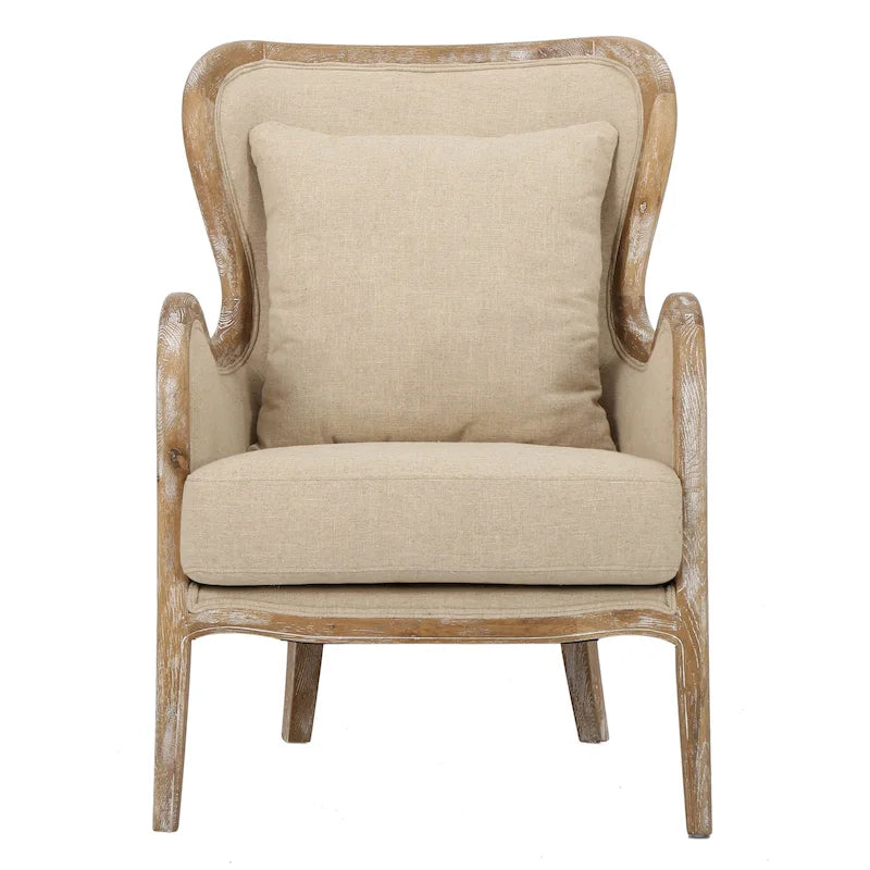 Fauteuil Crenshaw Fabric Wing de Christopher Knight Home