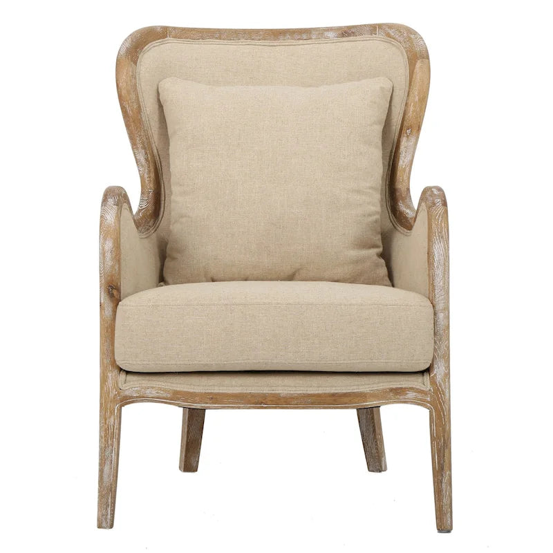 Fauteuil Crenshaw Fabric Wing de Christopher Knight Home